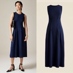 J. Crew nadia dress Elegant Navy Blue Sleeveless